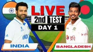 🔴 Live India vs Bangladesh 2nd Test Live Match Score amp Commentary  IND vs BAN Live match Today [upl. by Ajax]