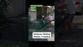 Sangkar umbaran sleding 9Meter ghazzishop kicaumania lombaburung muraibatu [upl. by Suiram]