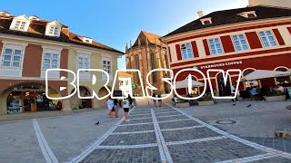 Walking Around Brasov City  Council Square Brasov oldtown brasov councilsquare POVBarengHasan [upl. by Winthorpe552]