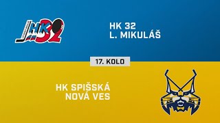 17 kolo HK 32 Liptovský Mikuláš – HK Spišská Nová Ves 40 HIGHLIGHTY [upl. by Irtimid]