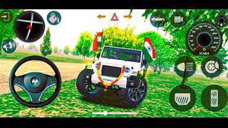 Modified Mahindra Thar Car Games Indian Cars Gadi Wala Game  Car Game Android Gameplay 2024 [upl. by Allez973]