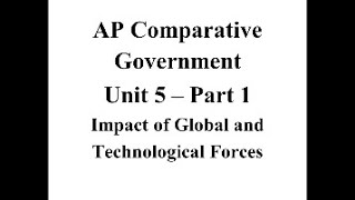 AP Comparative Government Unit 5 2324Morris [upl. by Ghassan]