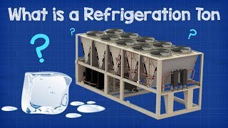 What is a Refrigeration Ton  CALCULATIONS chiller hvac btu kw [upl. by Asillim922]