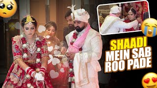 SHAADI MEIN SAB ROO PADE 😭 WEDDING DAY PART 2  BIGGEST DAY OF OUR LIFE🥹  WEDDING VLOG NO 6 [upl. by Naul]