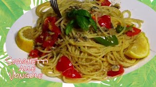 SPAGHETTI ALLE VONGOLE clam spaghetti  FUDHAUZZ 💞 [upl. by Edmondo]