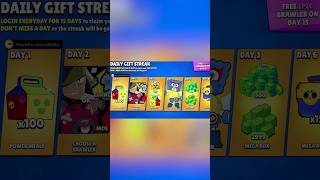 LEGENDARY DAILY GIFTSS🔥 brawlstars brawlstarsfreebrawler [upl. by Nnhoj790]