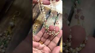 4 layer Pearl neck set Price 320 shipping For enquiry contact8778590740 [upl. by Manly869]