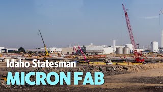 Take A Look At The Building Of Microns Big New Boise Plant [upl. by Nigam550]