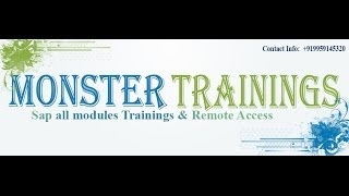 SAP PS Online Training  Video Class  Tutorials  Monster Trainings [upl. by Percival]