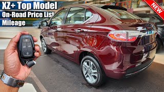 Tata Tigor 2024 XZ Top Model On Road Price List Mileage Features [upl. by Ramirolg635]