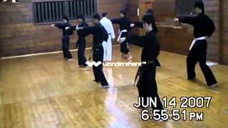 Kenseikan Canada Basic Karate Training Video 1  Shihan Kiyochika Oka Japan [upl. by Camden]