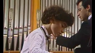 Evgeny Kissin plays Shostakovich Piano Concerto no 1 op 35  video 1986 [upl. by Nos]