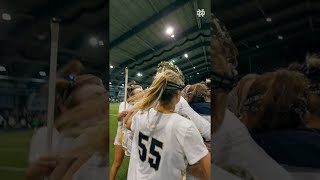 Notre Dame Women’s Lacrosse knocks off topranked Northwestern [upl. by Ylak]