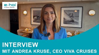 VIVA Cruises Andrea Kruse über die Vorteile von Flusskreuzfahrten und All Inclusive Urlaub 2024 [upl. by Hild]