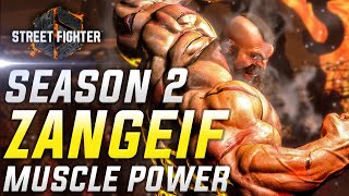 Season 2 Zangief Is Getting New Combos Street Fighter 6 ストリートファイター6 [upl. by Nnylkoorb607]