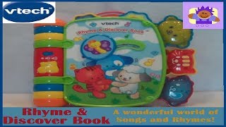 Vtech Rhyme and Discover Singing Toy Book [upl. by Hahsi]