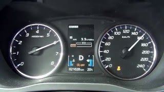 Mitsubishi Outlander 20 MIVEC CVT 150 KM  acceleration 0160 kmh [upl. by Mary]