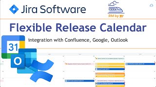 Release Calendar in Jira Integration with Outlook Google Calendar and Confluence [upl. by Taite]