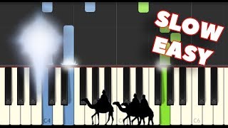 Silent Night  SLOW EASY PIANO TUTORIAL  SHEET MUSIC by Betacustic [upl. by Eidur]