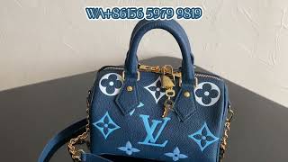 Louis Vuitton’s Speedy Bandouliere 20 in Blue [upl. by Freddi]