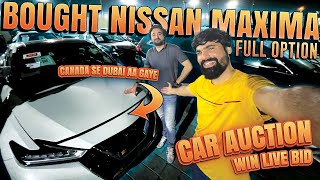 Finally Bought Nissan Maxima From Used Cars Auction  Used Car Price in UAE SHARJAH DUBAI ABU DHABI [upl. by Padraig]