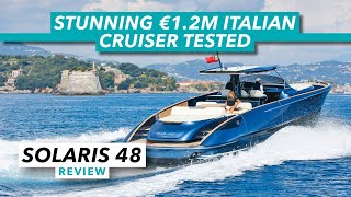 Stunning 145m Italian cruiser tested  Solaris Power 48 Open review amp tour  Motor Boat amp Yachting [upl. by Donica]