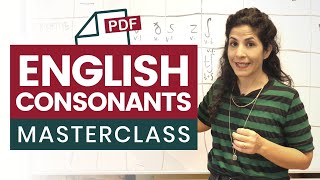 English Consonants Masterclass Learn to pronounce ANY consonant in English IPA chart explained [upl. by Ailugram]