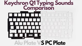 Keychron Q1 Keyboard Typing Sounds Comparison ft T1 HOLY PANDA LINEAR THOCK KONPEITOU ALPACA [upl. by Rhynd]