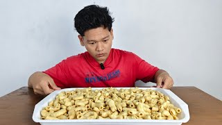 MUKBANG MAKARONI 1 NAMPAN SAMPE PEGEL NGUNYAHNYA [upl. by Adnyl496]