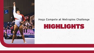 Razorback Gymnastics Highlights Metroplex Challenge [upl. by Aneres]