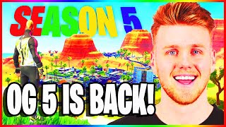 FORTNITE OG SEASON 5 IS BACK 🔥 Don’t Miss Out on the Epic Return 💥 [upl. by Woolcott]