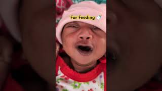 Newborn baby Crying 😭 😭 for feeding 🍼🍼🍼 shorts viral cutebaby [upl. by Yknip]