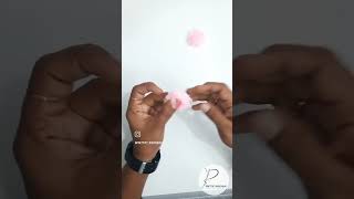 Day 44 Satin flower making🌺🌺 subscribe our channel for more videos [upl. by Lay]