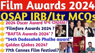 Awards amp Honours 2024  Film Awards Current Affairs 2024 MCQs  January to Nov Ca  Crack Govt Exam [upl. by Pacificia650]