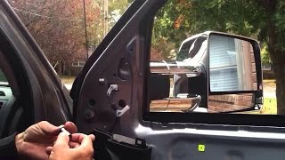 0713 Tundra  Tow Mirror Install [upl. by Shieh]