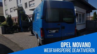 Opel Movano  Wegfahrsperre deaktivieren bei ezsdoktor24 [upl. by Mccord]