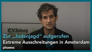 Chefredakteur Jüdische Allgemeine Engel zu antisemitischen Ausschreitungen in Amsterdam [upl. by Alyled]