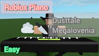 Roblox Piano  Dusttale Megalovenia Easy Dusttale Sans [upl. by Aehtla]