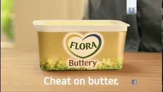 Flora TV Ad 2013 Cheat on Butter with Flora Buttery [upl. by Ellemrac]