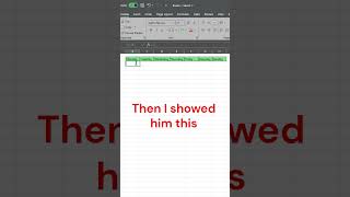 Automatic Calendar in Excel excel microsoftexcel smartexcel exceltips excellifehacks [upl. by Sibel127]