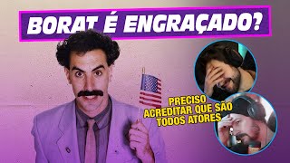 Tentando rir com Borat feat MigueldoPeeWee [upl. by Nivled]