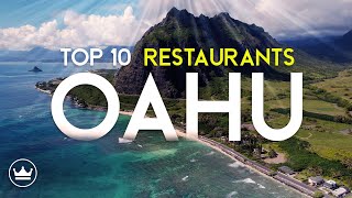 The Top 10 BEST Restaurants on Oahu Hawaii 2024 [upl. by Phelgon]