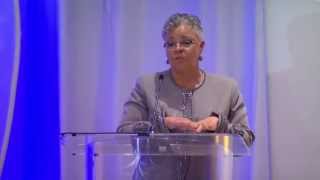 Freda LewisHall MD Gives Keynote Address at World Orphan Drug Congress USA [upl. by Idnak]