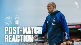 POSTMATCH REACTION NUNO ESPÍRITO SANTO  LUTON TOWN V NOTTINGHAM FOREST [upl. by Janey]