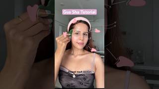 Gua Sha tutorial 😃✨ [upl. by Richart]