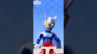 ULTRAMAN Ultraman Zero nhiễm Hắc Ám củ cải funny shorts ultraman [upl. by Wallack]