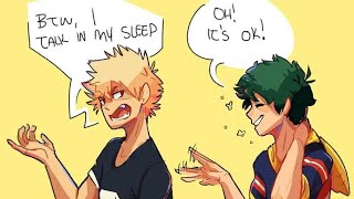 Bakugous Sleep Talk MHA Comic Dub [upl. by Nnaeus238]