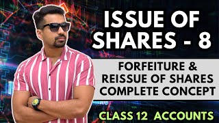 Forfeiture amp reissue of shares CONCEPT  Issue of Shares  8  Class 12 Accounts 202425 [upl. by Harp737]