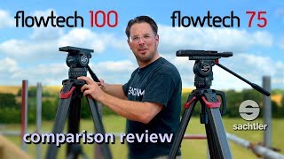 Sachtler Flowtech 100 vs 75 tripod comparison review [upl. by Gnihc]