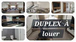 jolie Appartement Duplex à louer à la ville haute kenitra [upl. by Stallworth322]